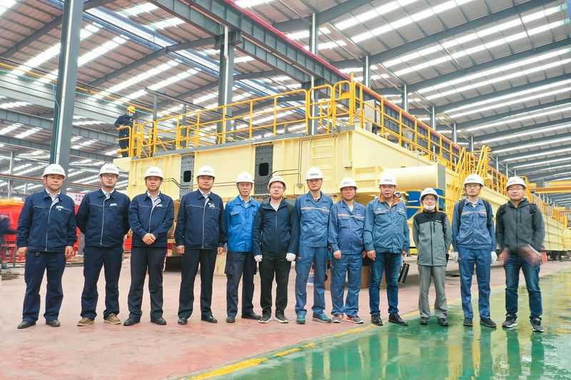  河南礦山承制寶鋼湛江起重機再次順利通過**A檢！
